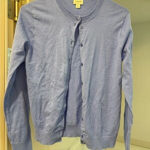 J. Crew Light Blue Crew Neck Sweater